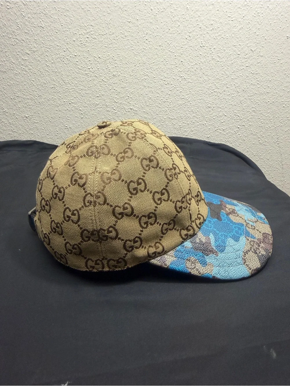 Gucci Beige GG Canvas Monogram Cap